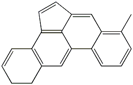 1,2-Dihydro-8-methylbenz[e]aceanthrylene Struktur