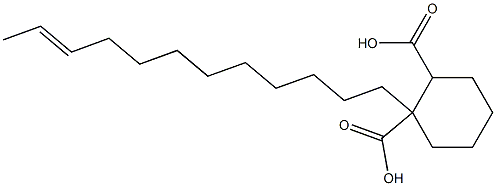 シクロヘキサン-1,2-ジカルボン酸水素1-(10-ドデセニル) 化學(xué)構(gòu)造式