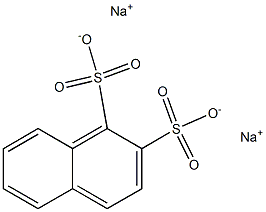 1,2-Naphthalenedisulfonic acid disodium salt Struktur