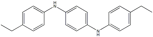 N,N'-Bis(4-ethylphenyl)-p-phenylenediamine Struktur