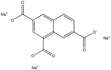 1,3,7-Naphthalenetricarboxylic acid trisodium salt Struktur