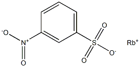 m-Nitrobenzenesulfonic acid rubidium salt Struktur