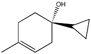 [S,(+)]-1-Cyclopropyl-4-methyl-3-cyclohexene-1-ol Struktur