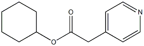 Pyridine-4-acetic acid cyclohexyl ester Struktur