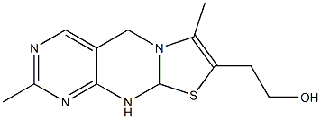 9a,10-Dihydro-8-(2-hydroxyethyl)-2,7-dimethyl-5H-pyrimido[4,5-d]thiazolo[3,2-a]pyrimidine Struktur