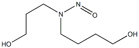 4-[N-(3-Hydroxypropyl)-N-nitrosoamino]-1-butanol Struktur