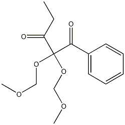 2,2-Di(methoxymethoxy)-1-phenyl-1,3-pentanedione Struktur