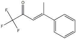 (E)-1,1,1-Trifluoro-4-phenyl-3-pentene-2-one Struktur