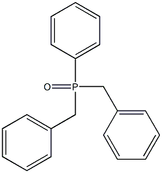 Phenyldibenzylphosphine oxide Struktur