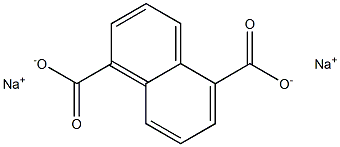 1,5-Naphthalenedicarboxylic acid disodium salt Struktur