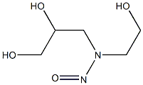 3-[(2-Hydroxyethyl)nitrosoamino]-1,2-propanediol Struktur