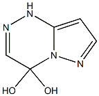 1,4-Dihydropyrazolo[5,1-c][1,2,4]triazine-4,4-diol Struktur