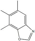 5,6,7-Trimethylbenzoxazole Struktur