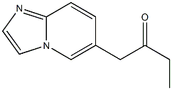 6-(2-Oxobutyl)imidazo[1,2-a]pyridine Struktur