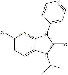 5-Chloro-1-isopropyl-3-phenyl-1H-imidazo[4,5-b]pyridin-2(3H)-one Struktur