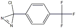 3-Chloro-3-(p-trifluoromethylphenyl)-3H-diazirine Struktur