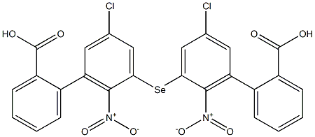 2-Carboxyphenyl(2-nitro-5-chlorophenyl) selenide Struktur