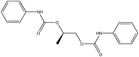 [R,(+)]-1,2-Propanediol bis(N-phenylcarbamate) Struktur