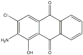 2-Amino-3-chloro-1-hydroxy-9,10-anthraquinone Struktur