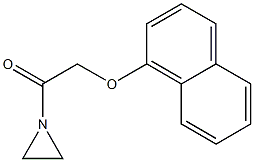 1-[(1-Naphtyloxy)acetyl]aziridine Struktur