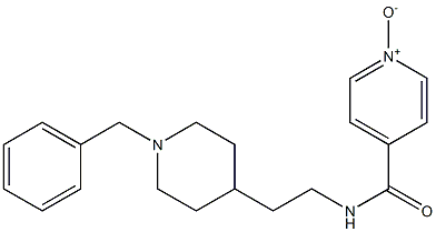 4-[2-(1-Benzyl-4-piperidinyl)ethylaminocarbonyl]pyridinium-1-olate Struktur