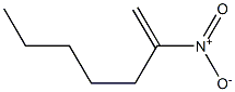 2-Nitro-1-heptene Struktur