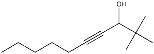 1-(1,1-Dimethylethyl)-2-octyn-1-ol Struktur