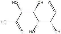 (2R,3R,4R,5R)-2,3,4,5-Tetrahydroxy-6-oxohexanoic acid Struktur