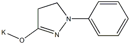 1-Phenyl-3-potassiooxy-2-pyrazoline Struktur