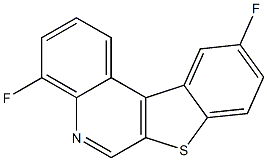 4,10-Difluoro[1]benzothieno[2,3-c]quinoline Struktur