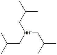 Triisobutylaminium Struktur