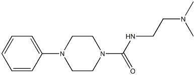 N-(2-Dimethylaminoethyl)-4-phenylpiperazine-1-carboxamide Struktur