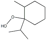 2-Methyl-1-isopropylcyclohexyl hydroperoxide Struktur