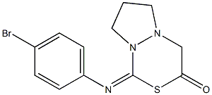 1-[(4-Bromophenyl)imino]-7,8-dihydro-6H-pyrazolo[1,2-c][1,3,4]thiadiazin-3(4H)-one Struktur