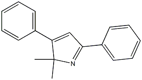 2,2-Dimethyl-3,5-diphenyl-2H-pyrrole Struktur