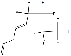 (4E)-6,6,7,7,8,8,9,9,9-Nonafluoro-1,4-nonadiene Struktur