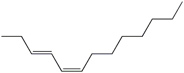 (3E,5Z)-3,5-Tridecadiene Struktur