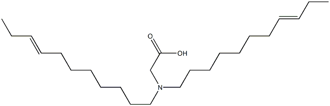 N,N-Di(8-undecenyl)aminoacetic acid Struktur