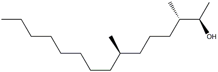 (2R,3S,7R)-3,7-Dimethyl-2-pentadecanol Struktur