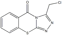 3-Chloromethyl-5H-1,2,4-triazolo[3,4-b][1,3]benzothiazin-5-one Struktur