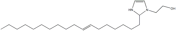 2-(7-Octadecenyl)-4-imidazoline-1-ethanol Struktur