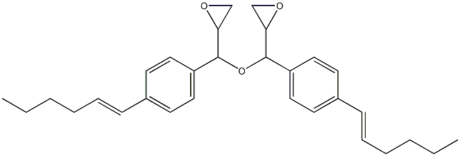 4-(1-Hexenyl)phenylglycidyl ether Struktur