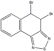 4,5-Dibromo-4,5-dihydronaphtho[1,2-c][1,2,5]thiadiazole Struktur