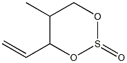 4-Vinyl-5-methyl-1,3,2-dioxathiane 2-oxide Struktur