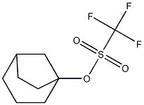 Trifluoromethanesulfonic acid bicyclo[3.2.1]octan-1-yl ester Struktur