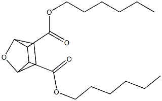 7-Oxabicyclo[2.2.1]heptane-2,3-dicarboxylic acid dihexyl ester Struktur