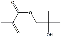 Methacrylic acid 2-hydroxy-2-methylpropyl ester Struktur