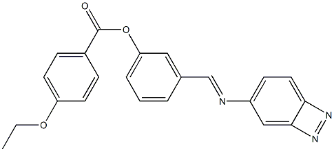 4-Ethoxybenzoic acid 3-[(azobenzen-4-yl)iminomethyl]phenyl ester Struktur