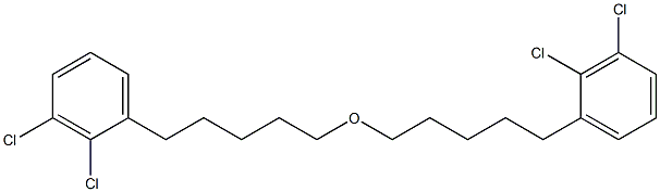 2,3-Dichlorophenylpentyl ether Struktur