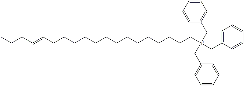 (15-Nonadecenyl)tribenzylaminium Struktur